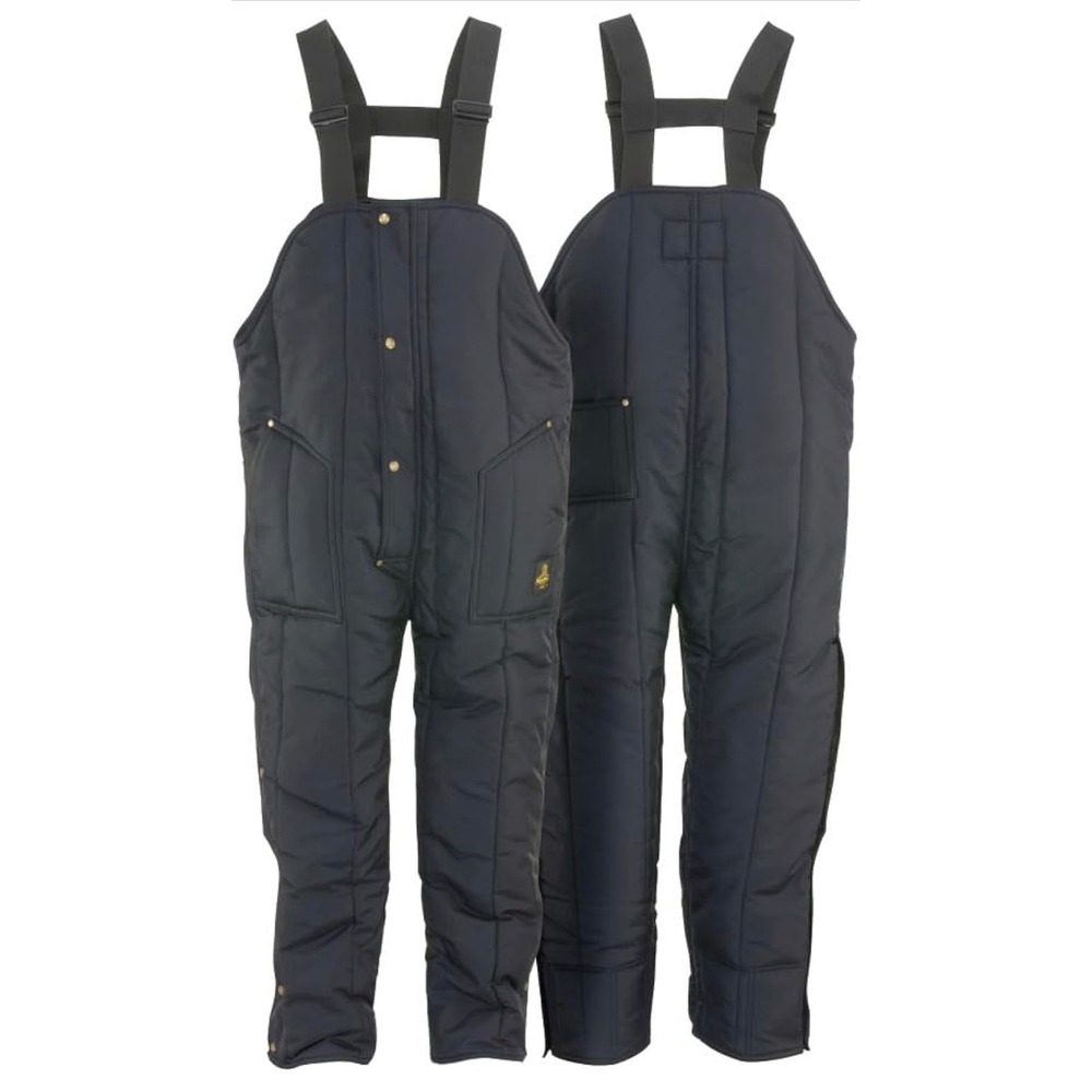RefrigiWear Iron-Tuff Insulated Bib Overalls Black Cold‎ Weather Workwear Mens M
